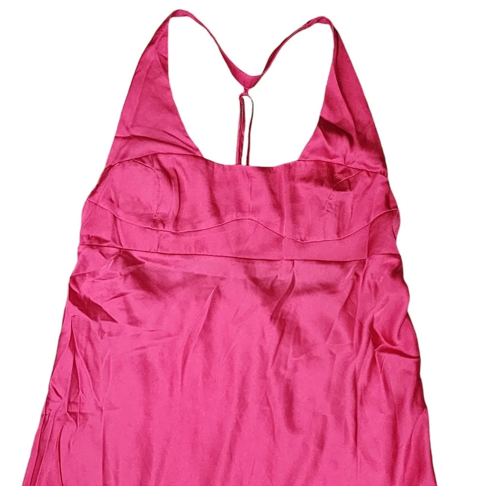 Free People Happy Hour Midi Slip Dress Pink Size XS NWOT - Picture 10 of 10